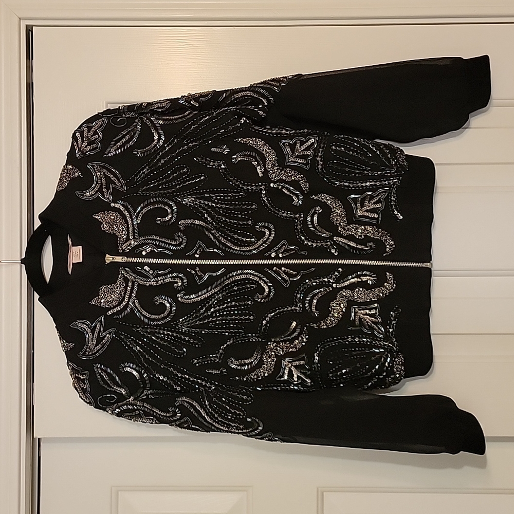 Embellished asos bomber jacket